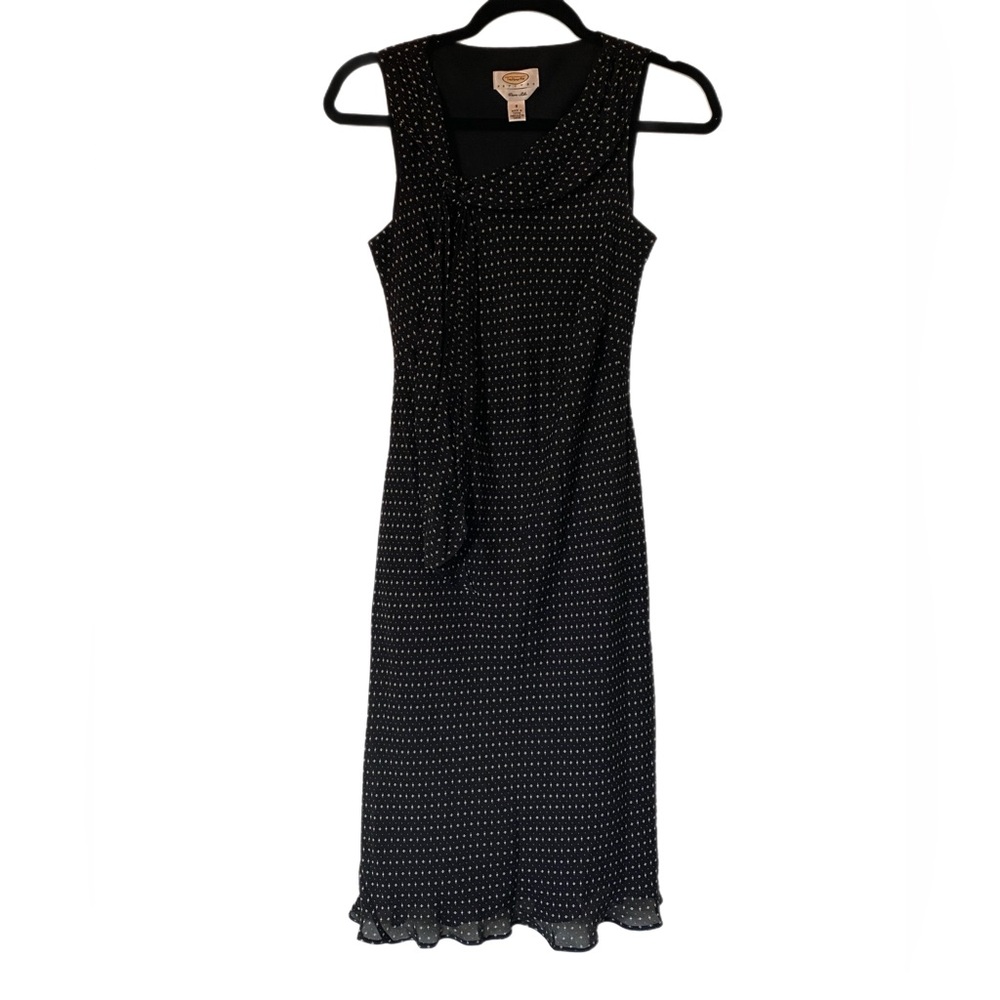 Pure Silk Polka Dot Dress
